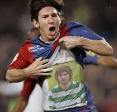 Even Messi knows Paddy McCourt is the Messiah!